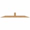 Ekena Millwork Portland Smooth Timber Gable Bracket, Western Red Cedar, 60"W x 10"H x 1 1/2"D x 3 1/2"F, 4/12 Pitch GBW060X10X0204POR00SWR - alternate 1
